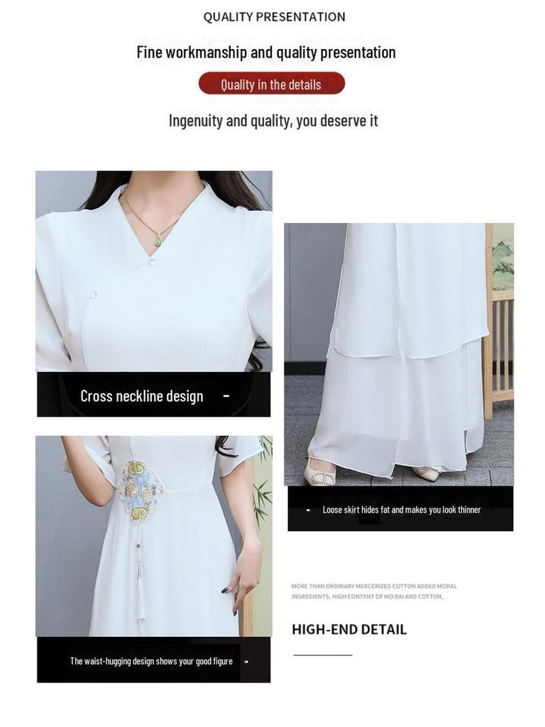 Women's Short-Sleeved Front Desk, Spa, and Reception Uniform