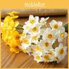 High-quality 6pcs Artificial Narcissus Daffodil Bouquet For Chic Decorations