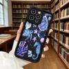 Purple Blue Sea Creatures Soft TPU Phone Case for iPhone 17 16 15 14 13 12 11 Pro Max Plus Shockproof Anti-Slip Cover