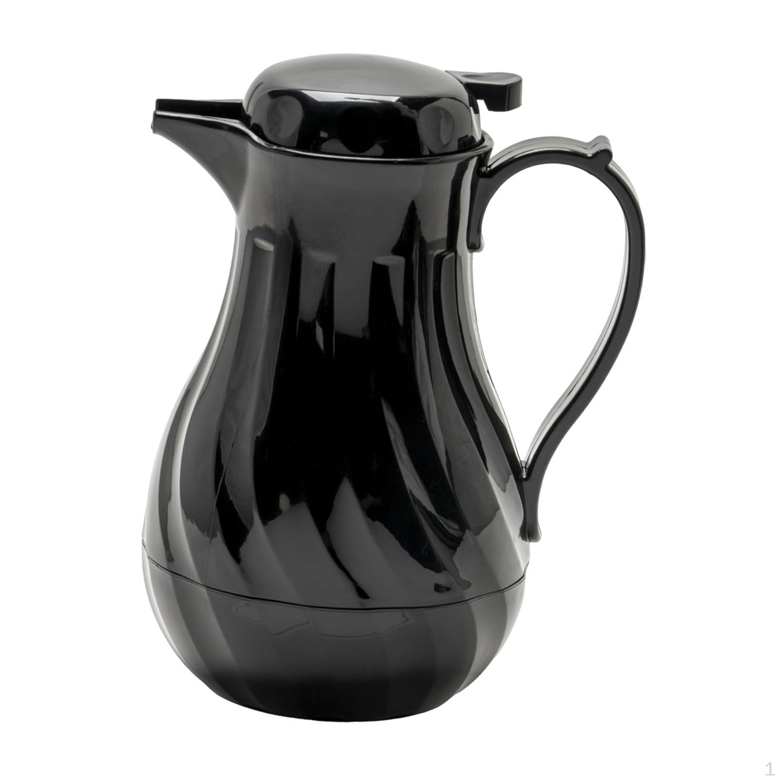 

Beverage Dispenser Insulated Coffee Pot with Ergonomic Handle And Easy Spout for Catering 20oz чорний