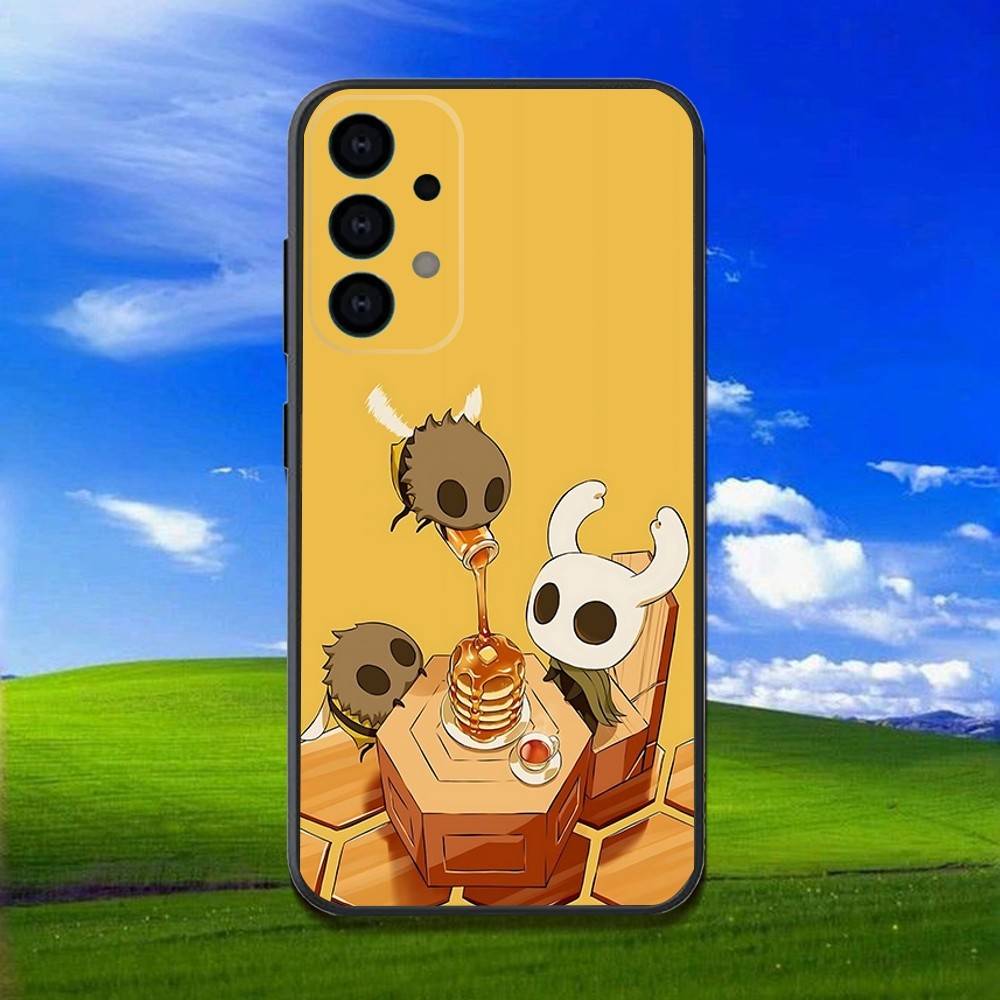 H-Hollow K-Knight Silksong Phone Case For Samsung Galaxy A13,A21s,A22,A31,A32,A52,A53,A71,A80,Soft Black Shell