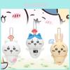 Adorable Long Mushroom Bear Plush Keychain Cute Japanese Cartoon Doll Gift
