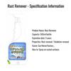 Powerful Industrial Rust Remover Spray Quickly Clean Doors and Windows Steel Steel Antirust Cleaner Auto & Home Heavy-Duty Rust