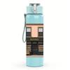 1PC Vintage Street Shop Facade 750ml Color Plastic Sports Water Bottle Leakproof Flip Straw Lid For Sports Office Home Use