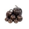 7PCS Simulation Pumpkin Halloween Artificial Pumpkins Desktop Ornaments Autumn Harvest Farmhouse Fake Pumpkin Home Decorations