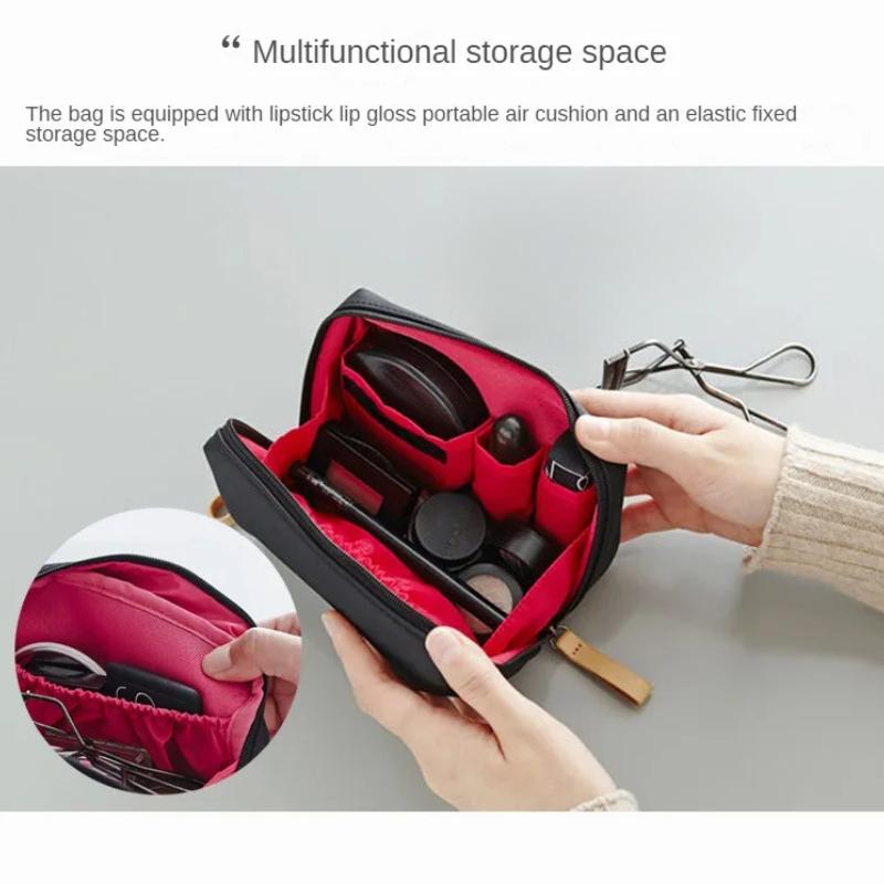 2025 Women Cosmetic Bag Solid Color Minimalist Style Makeup Bag Toiletry Bag Waterproof Make Up Organizer Pouch