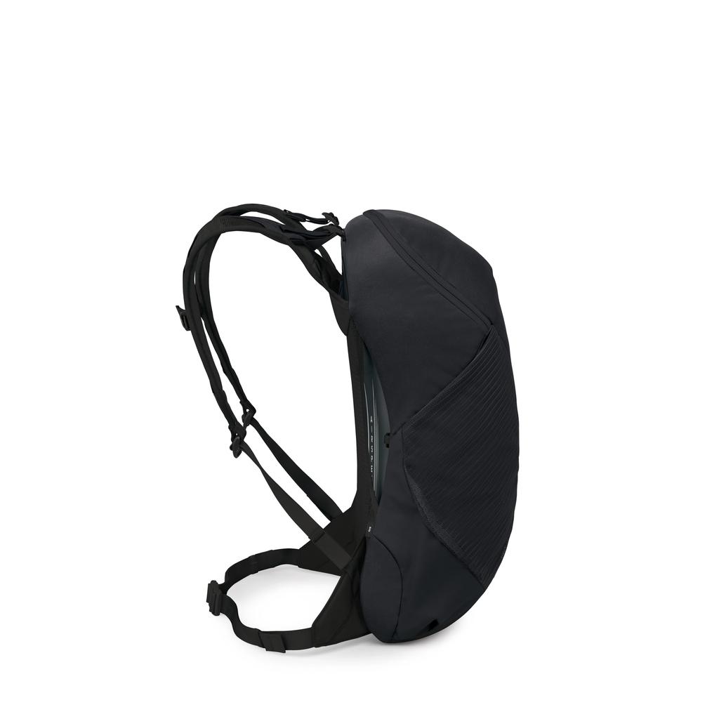 Osprey Hikelite LT 16L Hiking Backpack Lightweight Travel Daypack with Rain Black - Cover, Unisex,