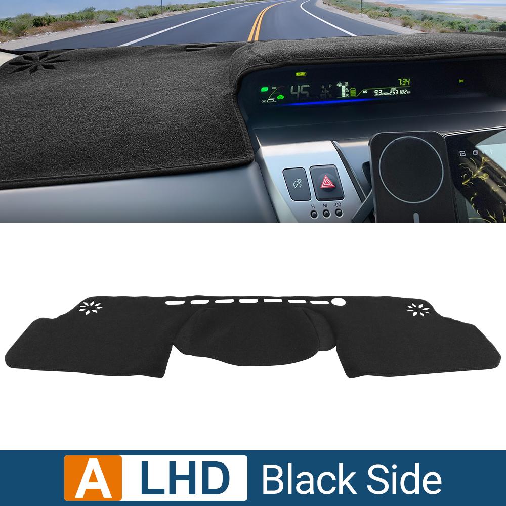 

Автомобильный коврик на панель приборов для Toyota Prius V 2012 2013 2014 2015 2016 2017 2018 2019 A LHD Black Side
