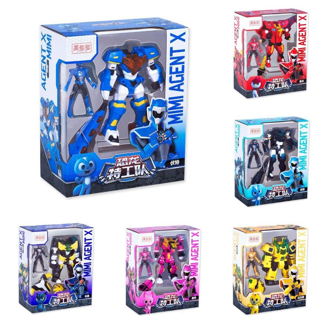 Mini Force X Dinosaur Transformers Toy For Kids With Handoperated Deformable Robot Model