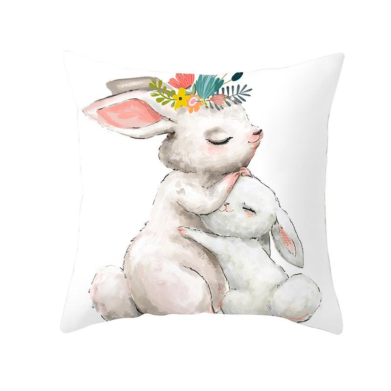 Mother's Day Pillow Peach Skin Printed Pillow Cover Sofa Cushion Cover Car Cushion Cover Home Decoration
