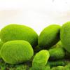 Artificial Moss Rocks Greenery Decorative Moss Covered Stone Fake Moss Decor for Floral Arrangement Fairy Garden Crafting