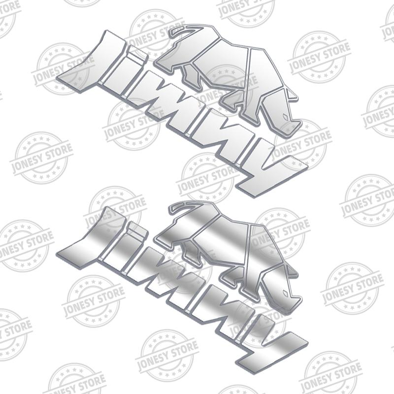 Auto Metal For Rhino Rhinoceros Logo Suzuki Jimny Car Body Rear Trunk Badge Decals Personality Three-Dimensional Sticker