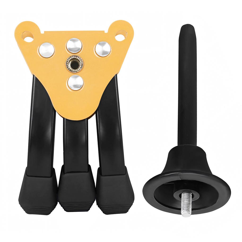 Portable Foldable Heavy Duty Clarinet Flute Stand with Cleaning Kit Detachable Woodwind Holder