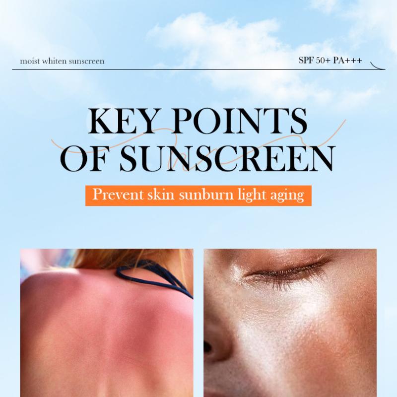 Sunscreen SADOER Hydrating Moisturizing Whitening Refreshing UV Protection Sunscreen