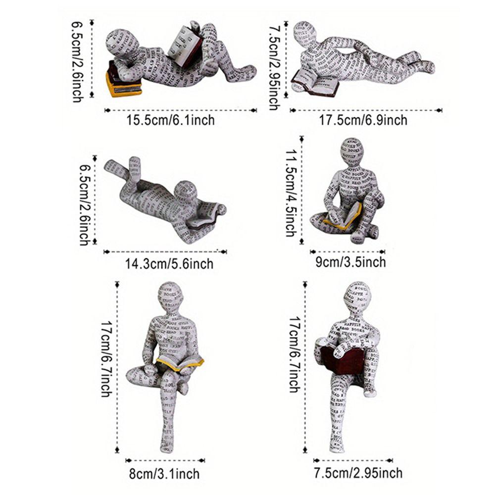 1 Stück Schreibtisch Ornament Zubehör Abstrakte Denker Skulptur Kunst Kreative Heim Büro Dekor Statue