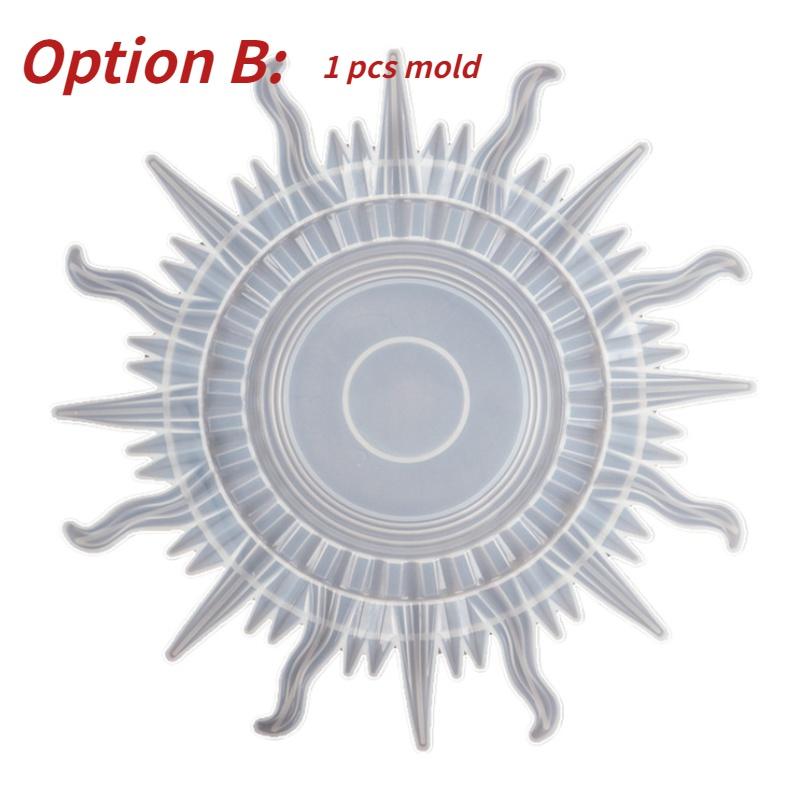 Diy Kristall Harz Epoxy Form Sonne Form Spiegel Form Sonne Mond Spiegel Wand Dekoration