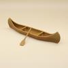 Miniature Sailing Boat 1 Set Canoe Ornament Perfect for Elegant Dollhouse Decor Display