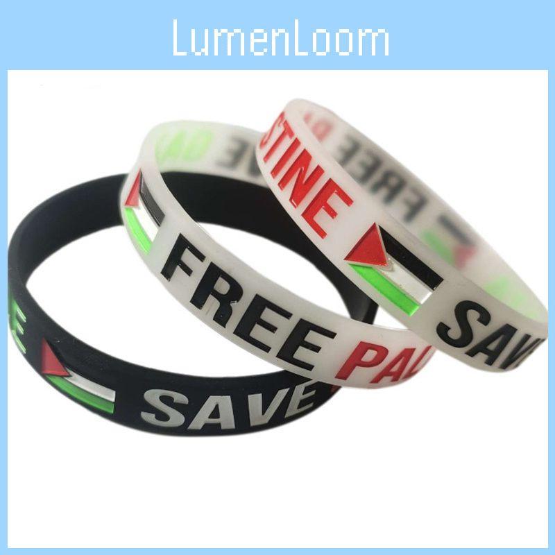 Stylish Palestine Silicone Wrist Band Featuring The Iconic Palestinian Flag Design