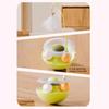 Rocking Cat Toy Interactive Cat Exercise Tumbler with Balls Feather Cat Teaser Stick with 2 Bells for Cat Mental Stimulation Anxiety Relief