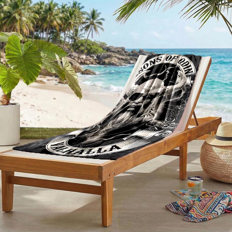 Nordic Mythology Fashion Beach Towel: Ideal for Summer Adventures Soft, absorbent and quick drying suitable for swimming and bathing
