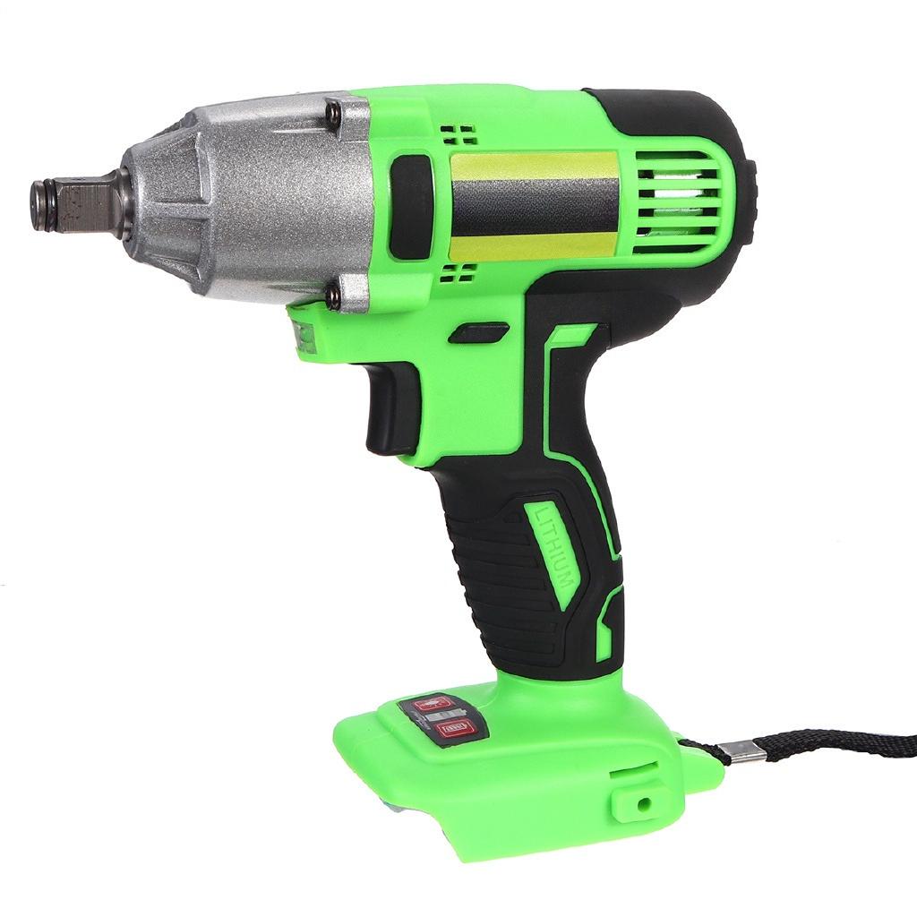 2 Battery Power Electric Wrench Cordless Brushless Impact Wrench Socket Wrench 98VF 12000mAh Rechargeable Li-ion Tools