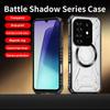 Battle Shadow Series Armor Phone Case for TECNO SPARK GO 2024,20,20C,10 Pro 4G Shockproof Anti‑Drop Protective Cover