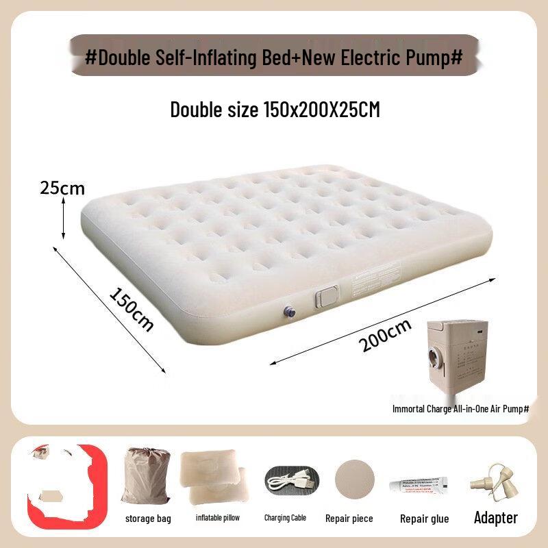 Shengbai 5th Gen Outdoor Self-Inflating Double Air Mattress