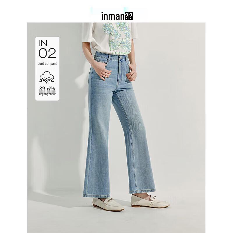 

Джинсы клеш с завышенной талией в стиле ретро 27