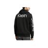 Calvin Klein Giacca Casual con Cappuccio e Zip Stampa Lettere Uomo giacche Nero 40DC414