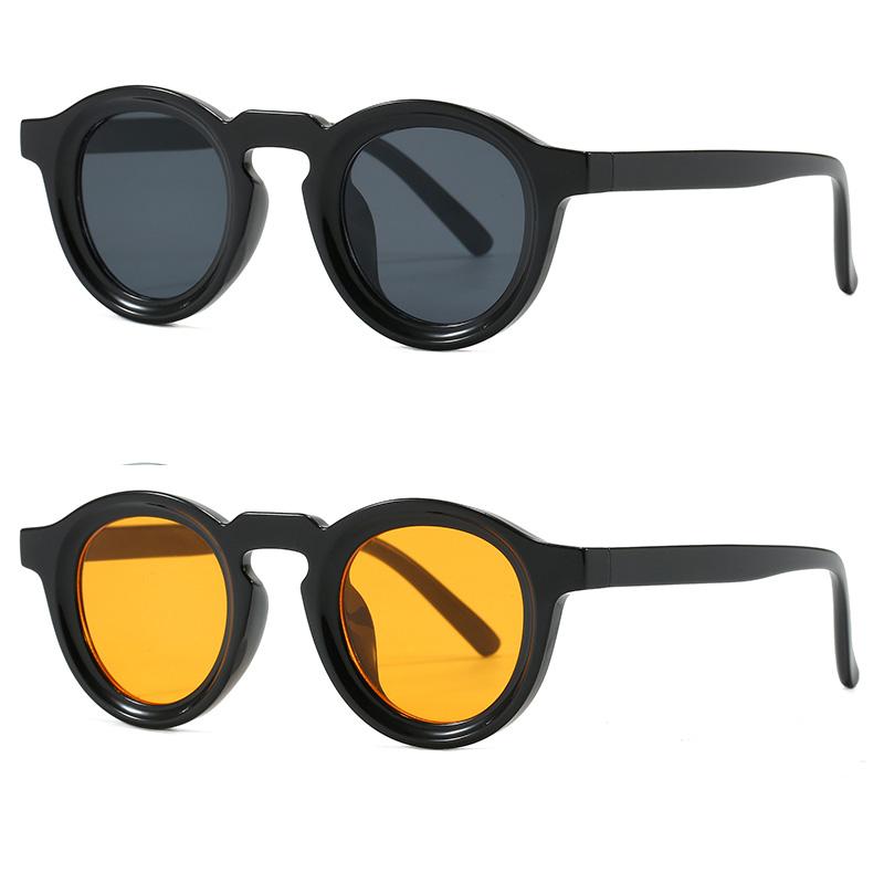 2PCS Simple Fashion Round Sunglasses Women Men Vintage Trend Luxury Sun Glasses Leisure Commute Male Female Glasses UV400