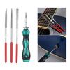 Guitar Tool Kit Repairing Maintenance Tool String Organizer String Action Ruler Gauge Measuring Tool Hex Wrench Cleaning