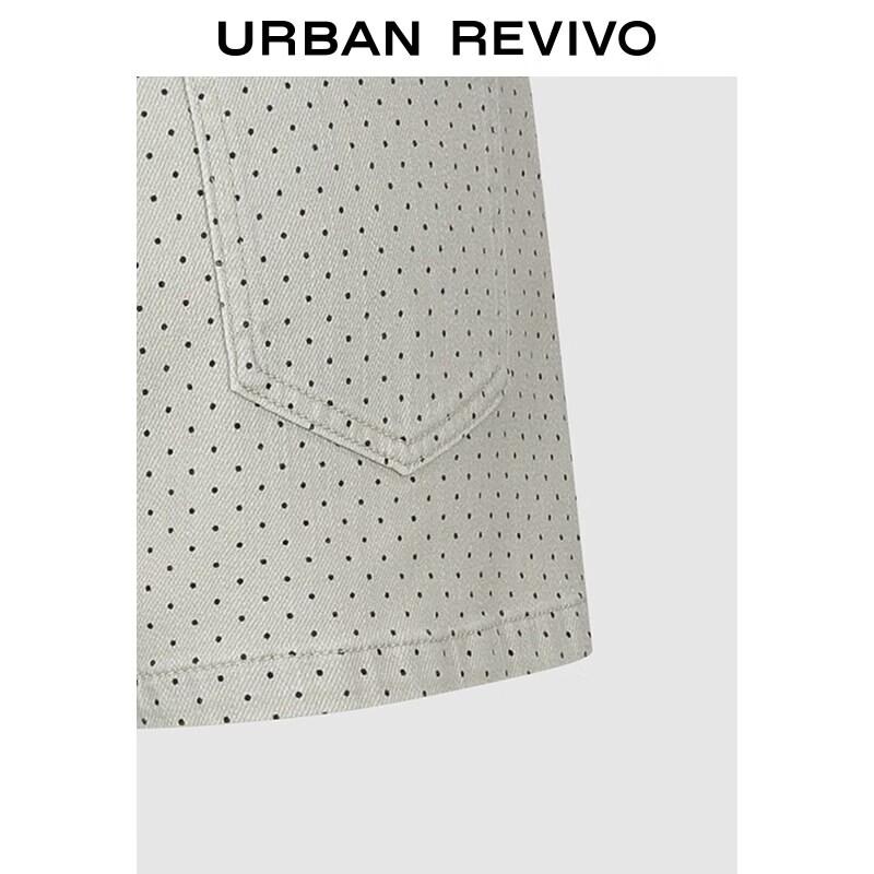 UR2026 Women's Retro Polka Dot Ruffle Skort Shorts