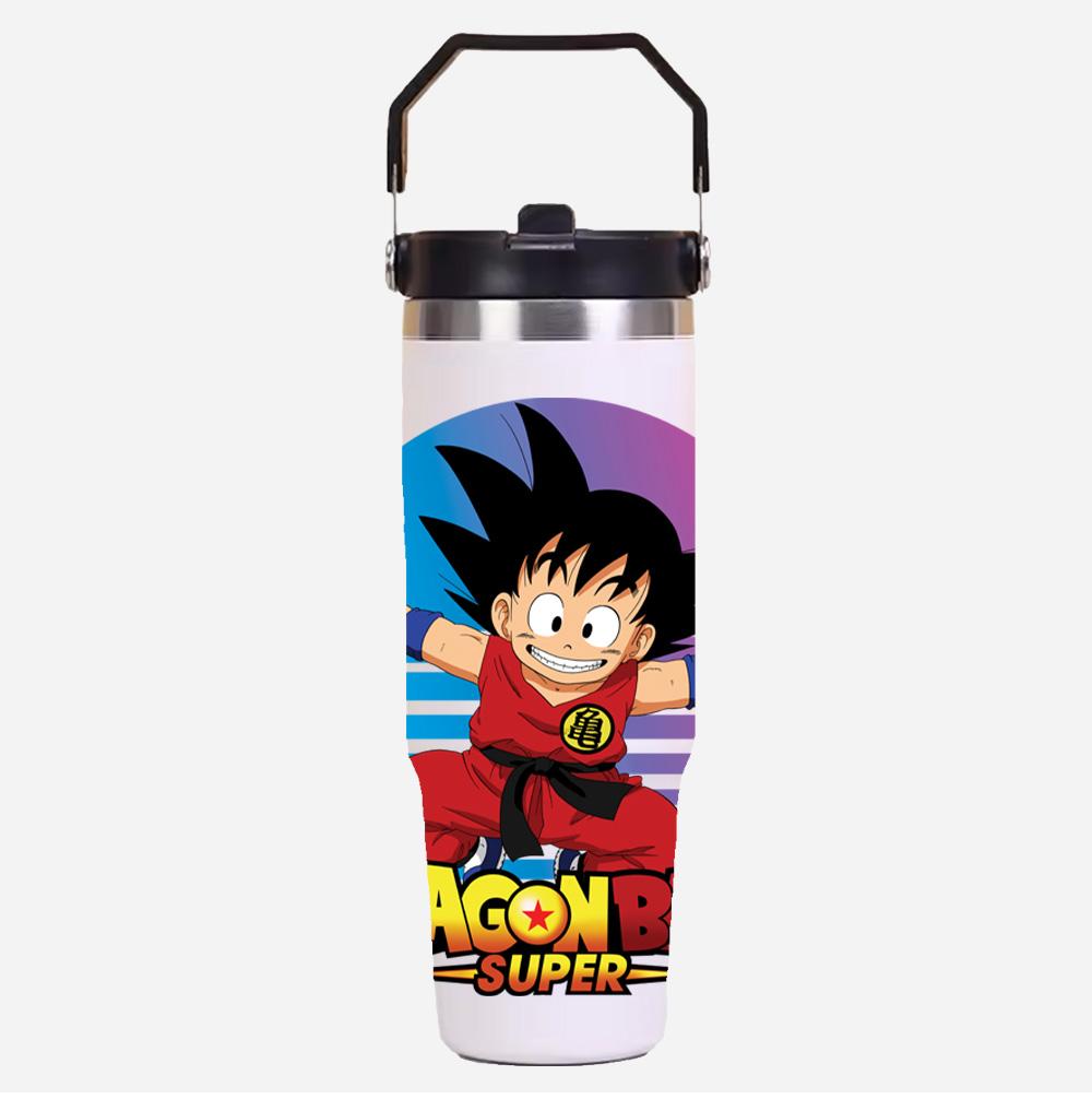 30oz Large Capacity Portable Car Cup Stainless Steel Thermos Cup with Straw Handle Travel Sports Water Bottle Vacuum Flask gift