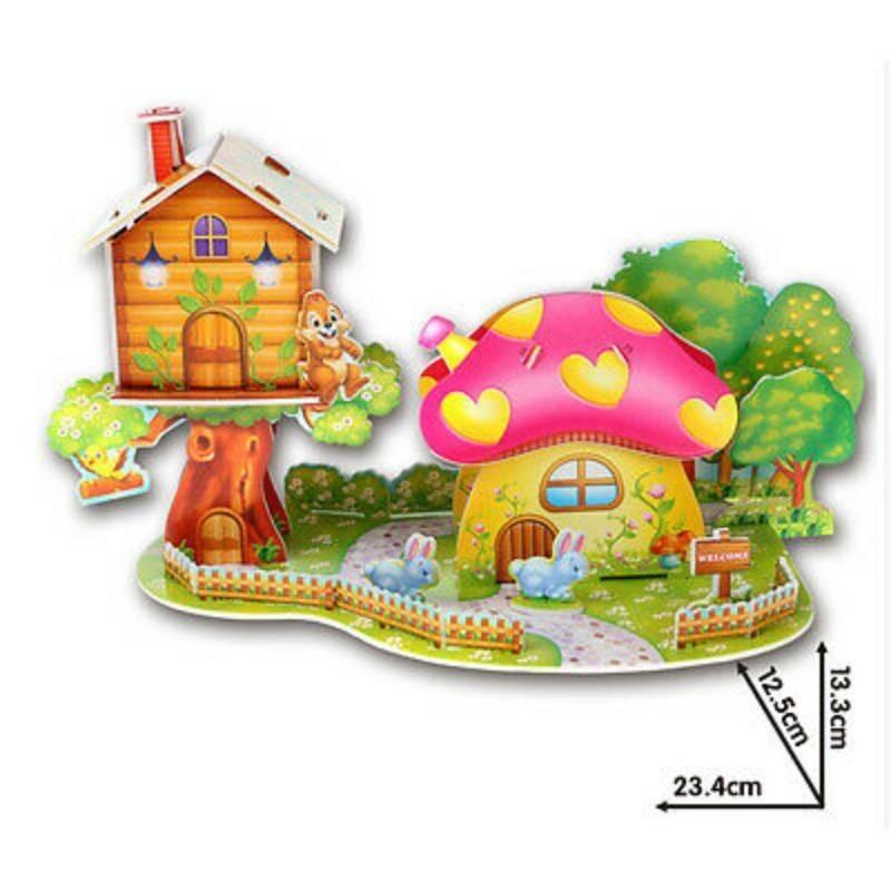 

Дитячий 3d Пазл Папір Зроби Сам Розвиваюча Іграшка Креативний Будівельний Набір Для Дітей Style L