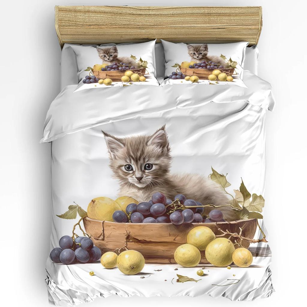 Katze Seil Maus Bettbezug Bett Bettwäsche Set Heimtextil Steppdeckenbezug Kissenbezüge Schlafzimmer Doppelbettwäsche Set Ohne Bettlaken