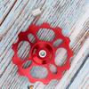 CNC Aluminium Alloy Bike Ceramic Bring   Wheel Rr Derailleur Pulley for Mountain