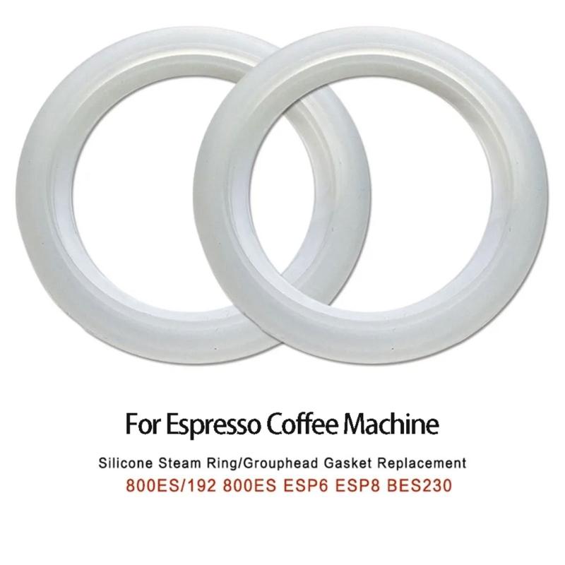 5Pack Espresso Machine Brewing Head Seals Silicone Sealing Gasket Espresso Machine Seal Rings Suitable for Coffee Makers