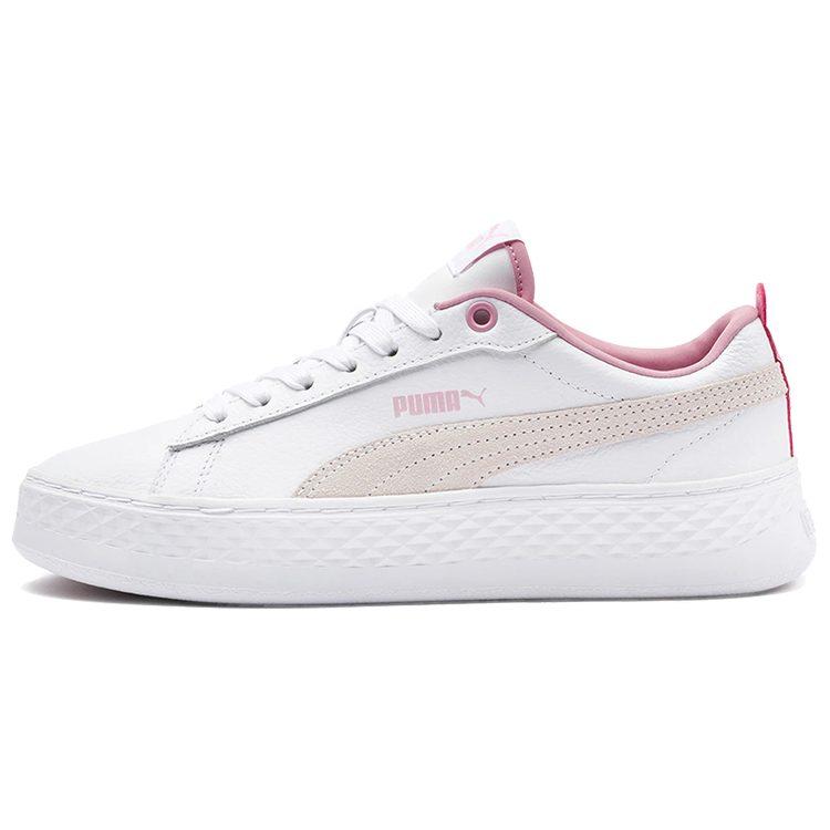 PUMA Smash Platform Low 'White Pale Pink' Women's 366487-08