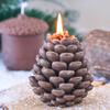 3D Pine Cone Silicone Candle Mold DIY Christmas Ornament Craft Gift Making Tool Aromath Soap Plaster Resin Molds Home Xmas Decor