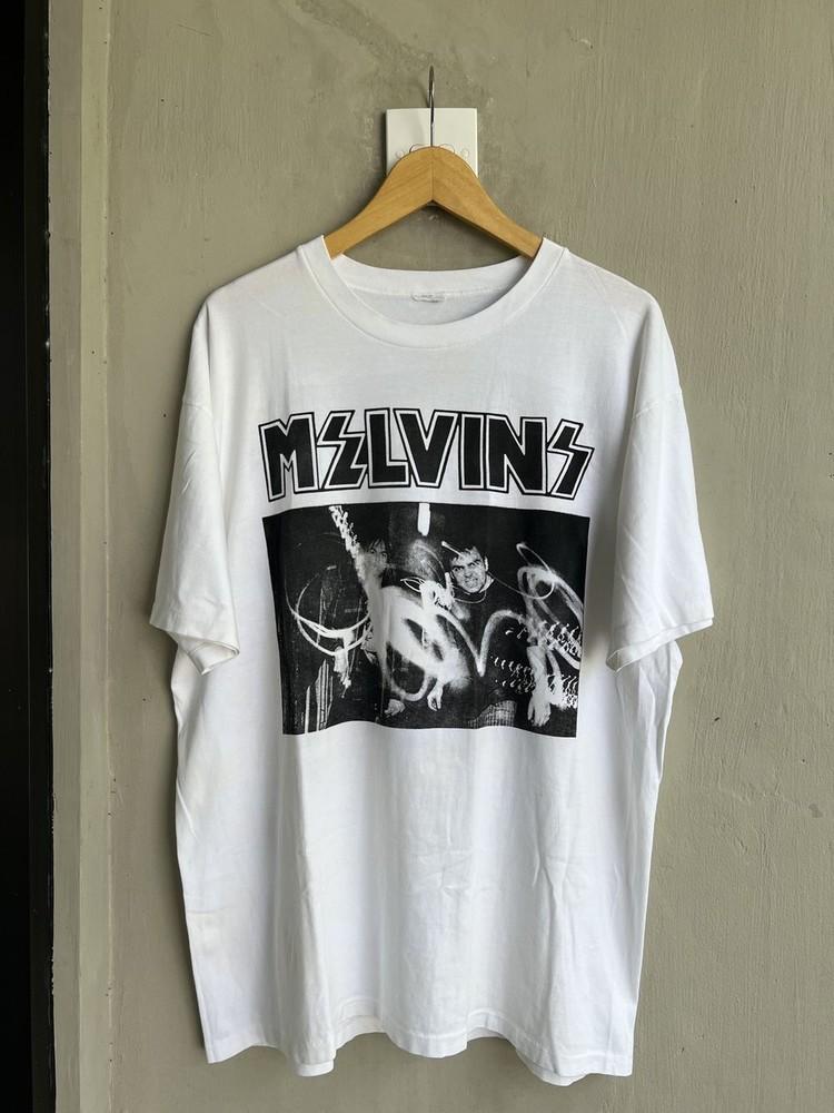 Melvins Concert T-shirt, Melvins Band White Short Sleeve Unisex Reprint  KH10559 Unisex T-Shirt S