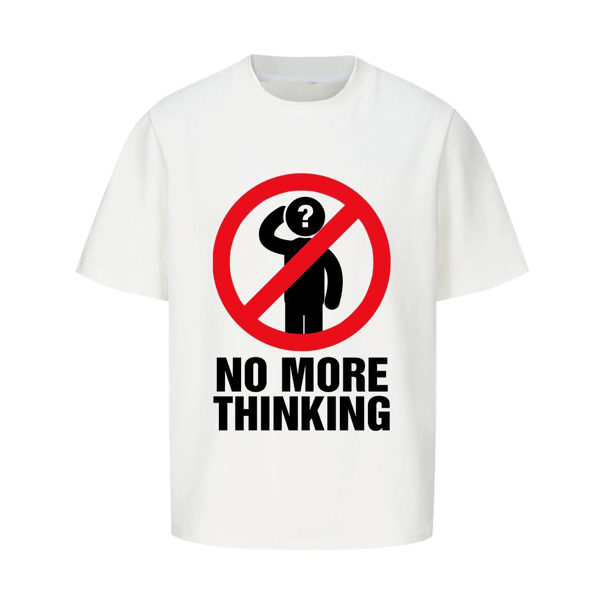 

ЧИКОРИКО Запрещающий символ: Футболка с предупреждением об отсутствии внутреннего трения, летняя, тяжелая, мужская, европейская и американская, из чистого хлопка 4XL