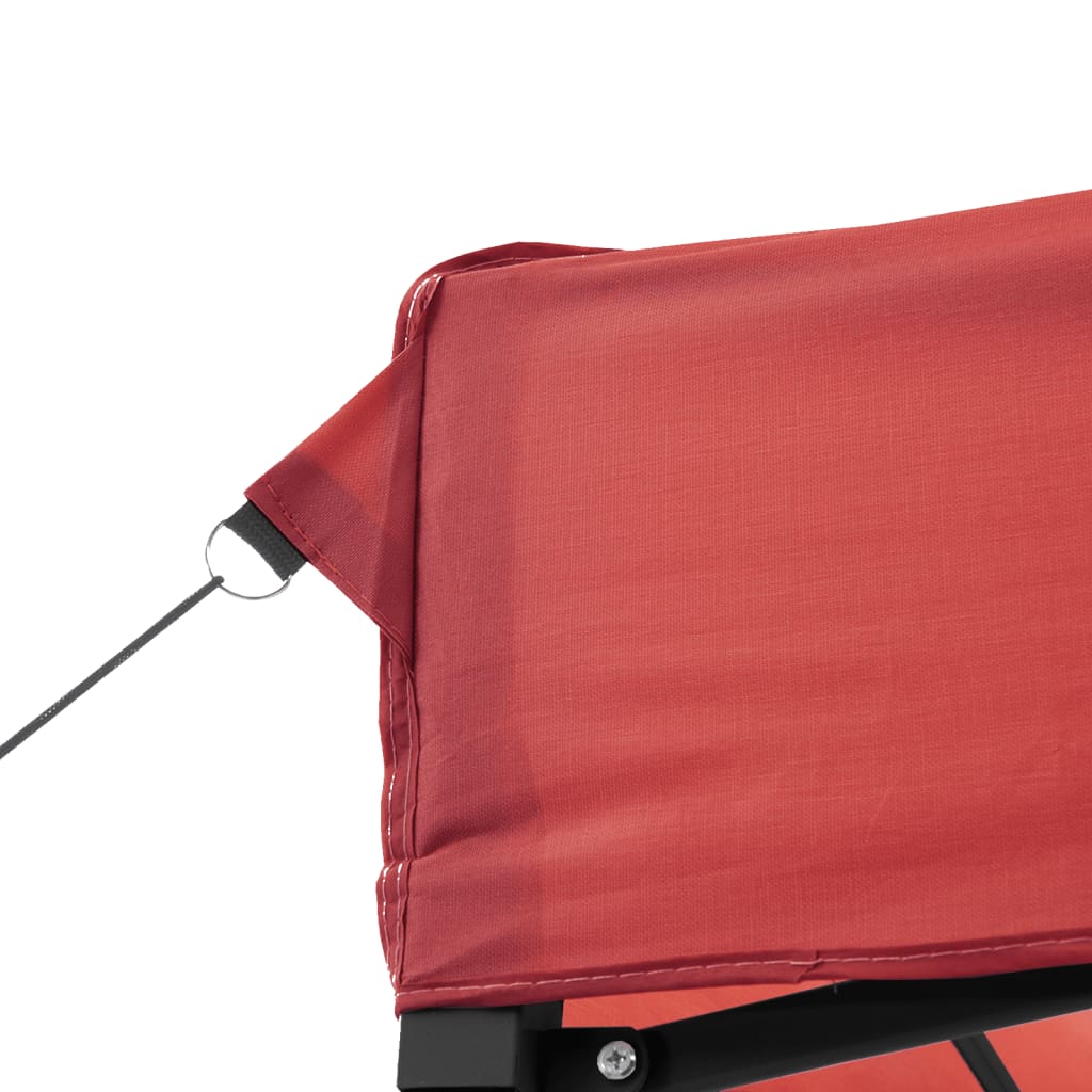 Vidaxl Składany Namiot Imprezowy Pop-Up, Burgundowy, 440X292X315 Cm