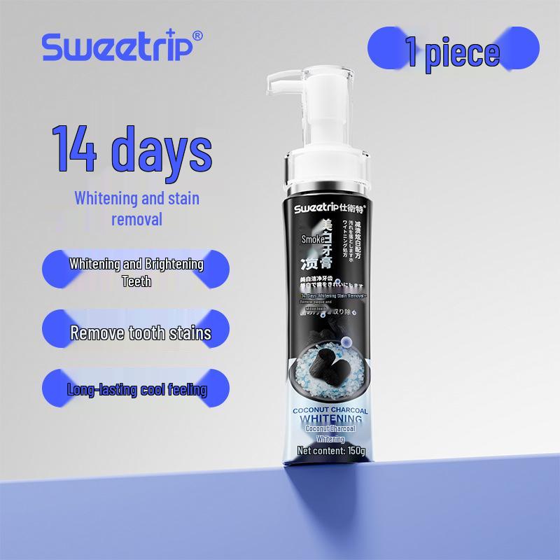 Korean Botanical Coconut Oil Whitening Toothpaste - Fresh Coconut Scent for Brightening Teeth and Fresh Breath