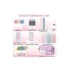 42-piece Student Stationery Set: Includes a Large-capacity Pencil Pouch/pencil Case, 12 Highlighters, 5 Black Ink Gel Pens, and 6 Mechanical Pencils.