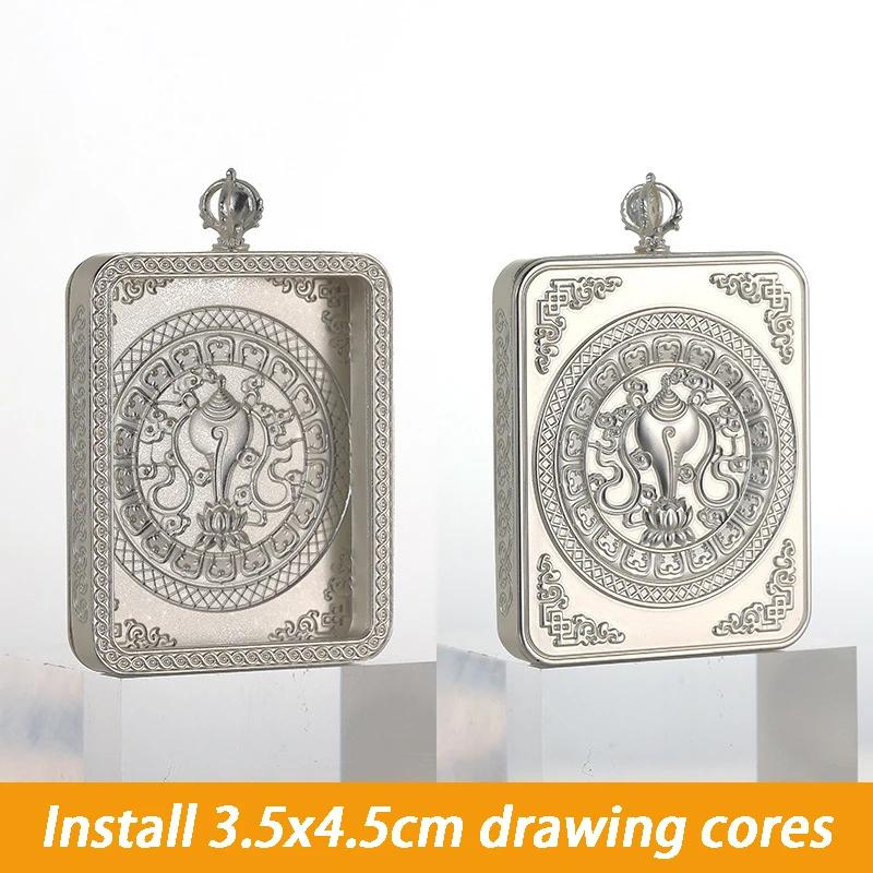 Ciondoli Buddha Tibetani Ciondoli Scatola Ciondolo Donna Ciondolo per Collana Coppia Regalo Vacanza Moderno Creativo Tradizione Lega Fatto a Mano Ciondolo Ornamenti Figurine