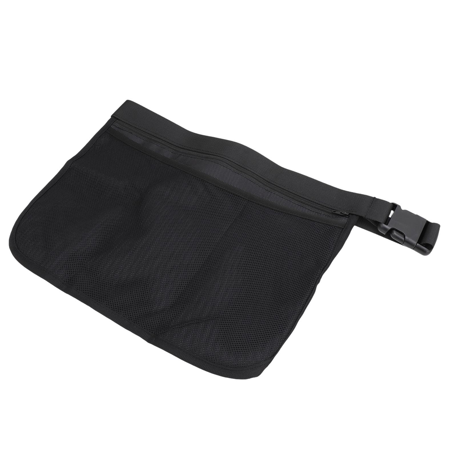 Ball Wasit Pouch High Elasticity Adjustable Tennis Ball Band Holder Pickleball Mesh Pouch Holder Carrier for Running чёрный