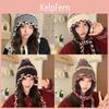 Knitted Hat For Women Winter Warmth Acrylic Casual Fashion Facesmall Cap
