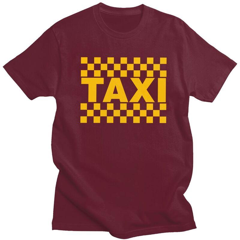 Custom Taxi Driver T Shirts for Men 100 Cotton Tee Tops Tshirt Short Sleeve Tshirt Clothes