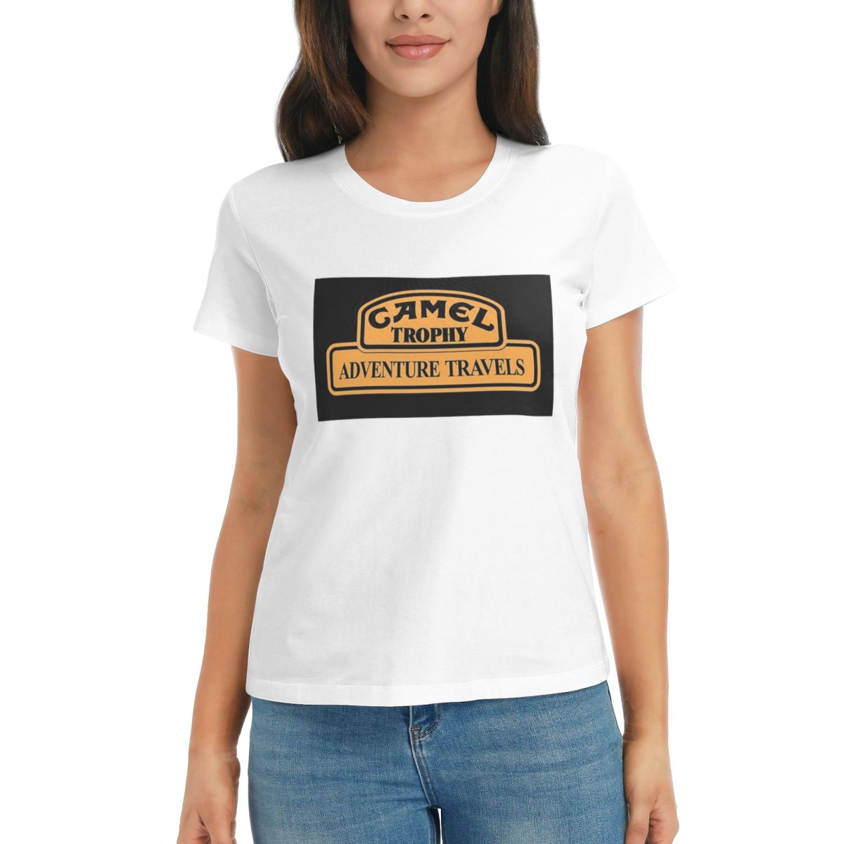 

Women TShirt Camel Trophy Defender 110 Summer Short Sleeve Tees Crew Neck Cotton T Shirts Clothes Tops Streetwear S