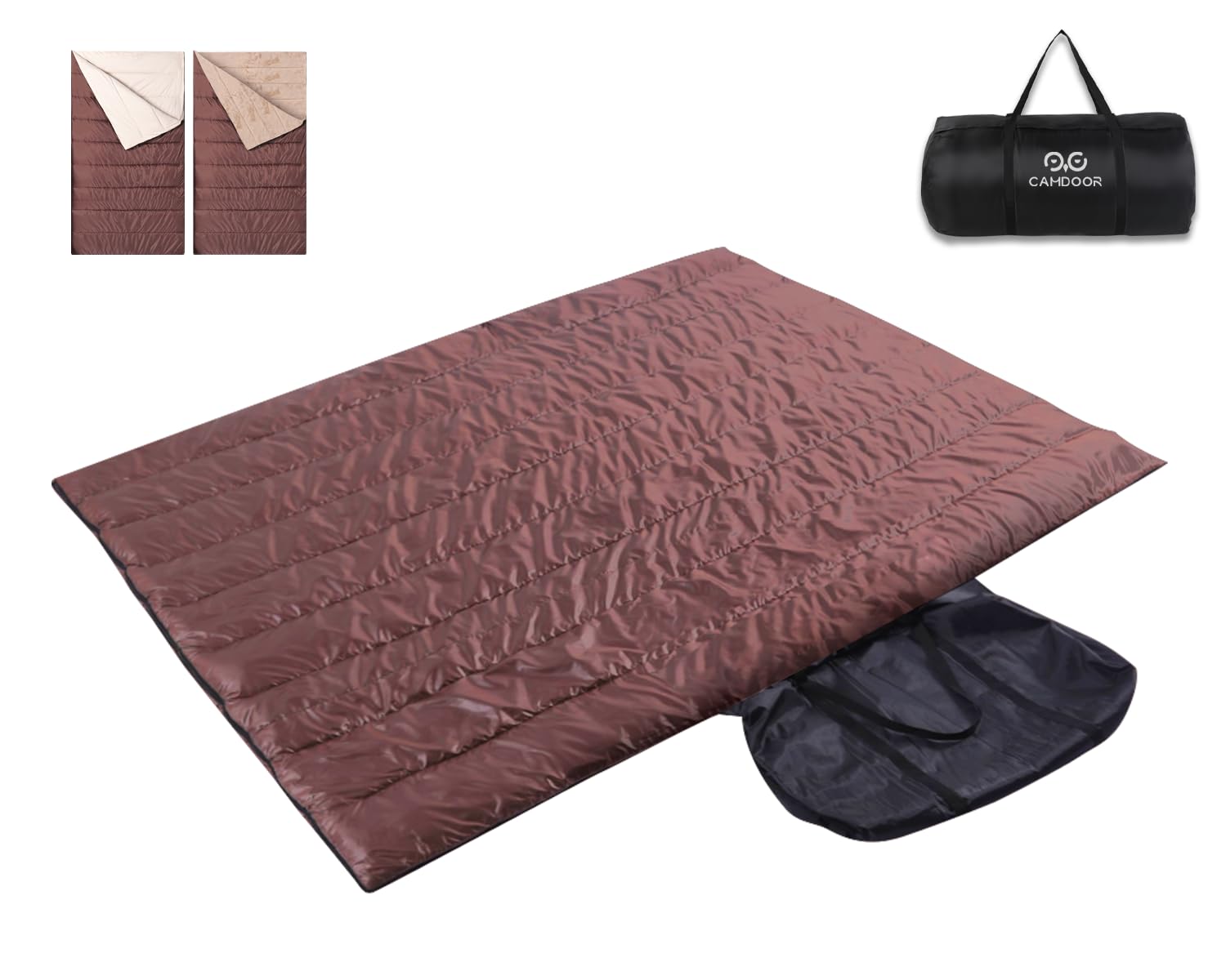 

Спальный мешок для зимы Спальный мешок CAMDOOR для зимы [3-х местный и очень большой спальный мешок для семьи из 4 человек] Спальный мешок, конвертного типа, 300T